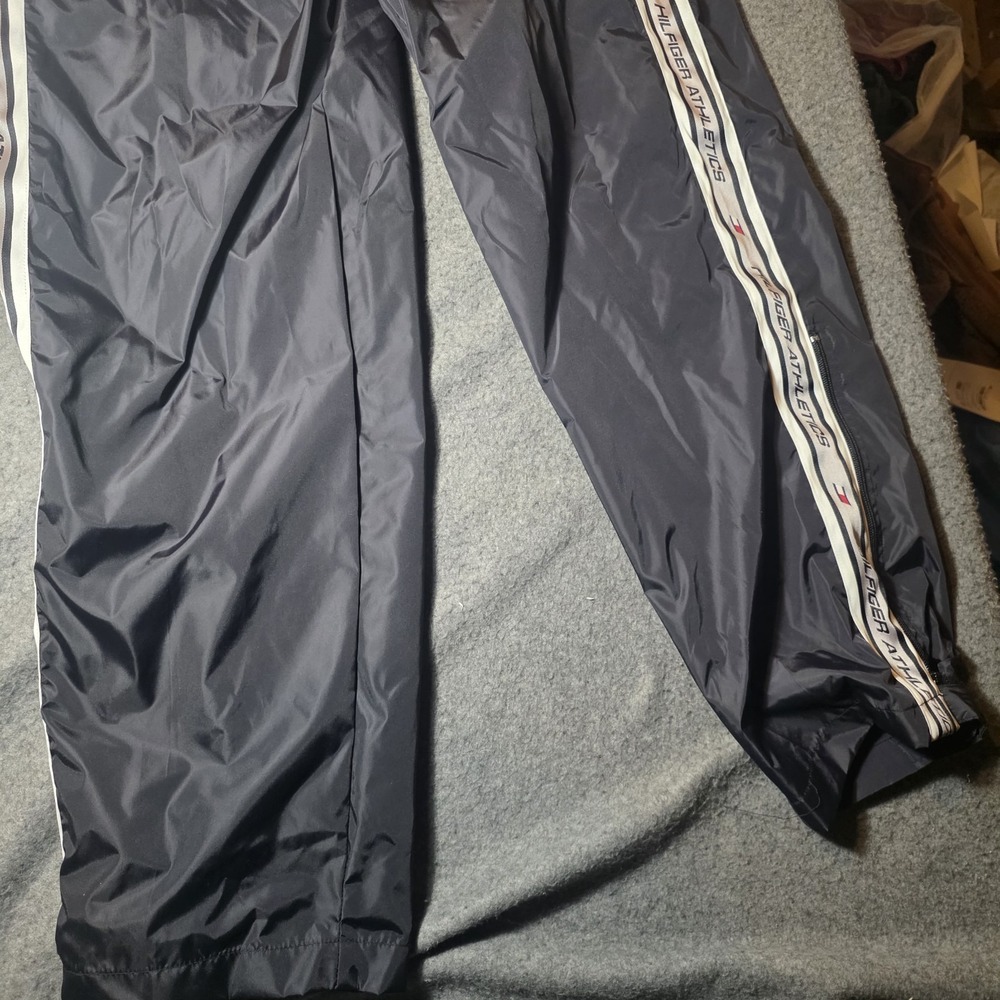 Vintage Hilfiger Athletic Track Pants Size Large - Picture 2 of 7